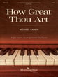 How Great Thou Art piano sheet music cover